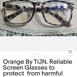 Orange by TIJN Reliable Screen Glasses